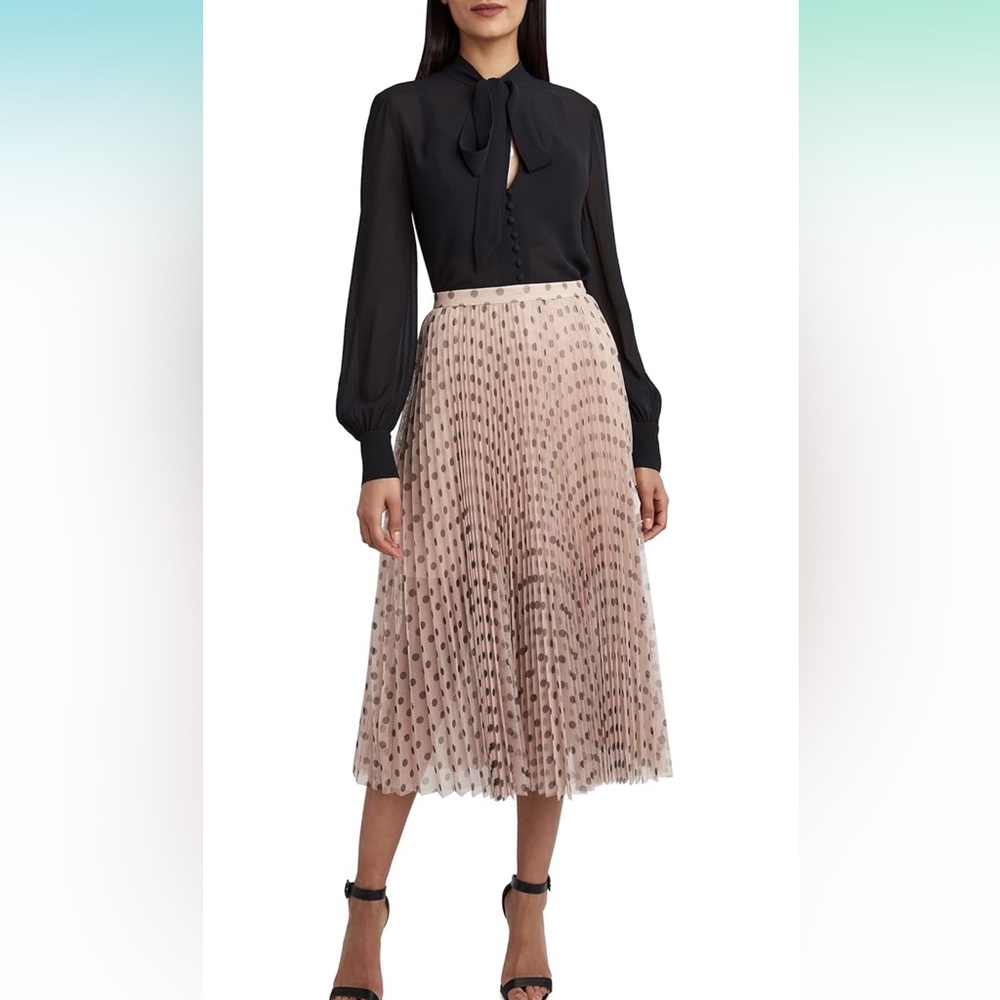 BCBG MIDI polka dot skirt
